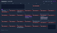 Calendario del veterinario con turnos y eventos personales