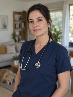 Foto de perfil de ejemplo de una veterinaria